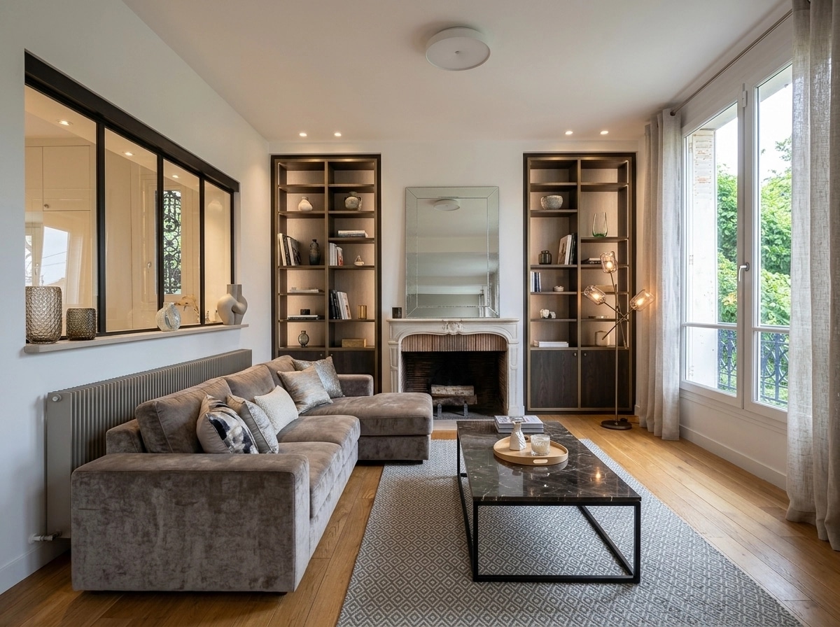 Interior design in Contemporary style — Living Room by GenRoom AI