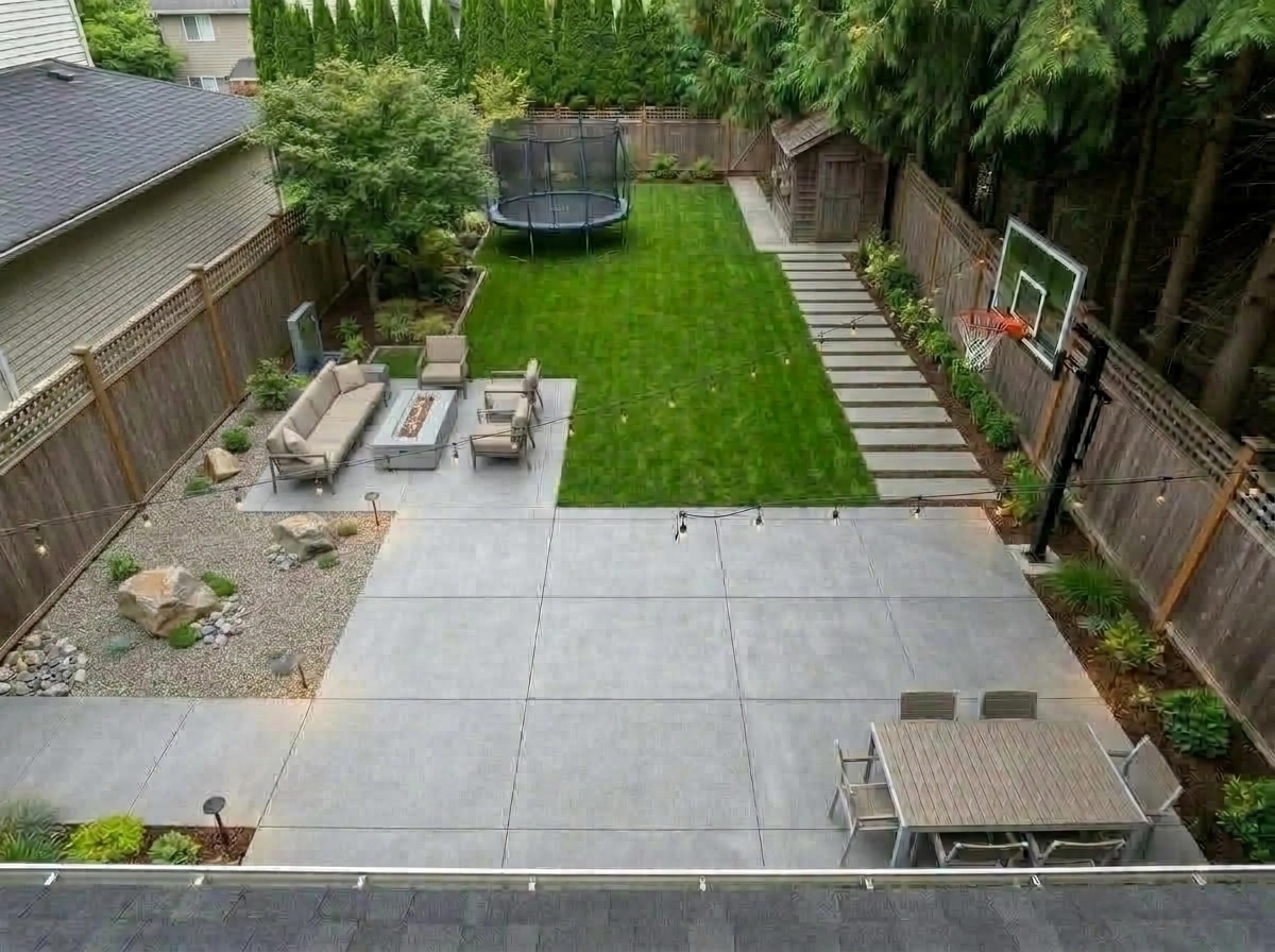 Contemporary Yard Yard design — yard photo by GenRoom AI