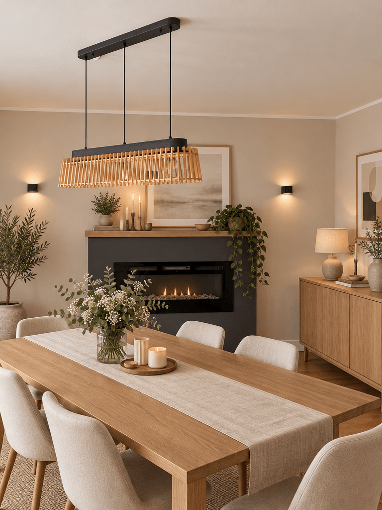 Interior design in Scandinavian style — dining_room by GenRoom AI