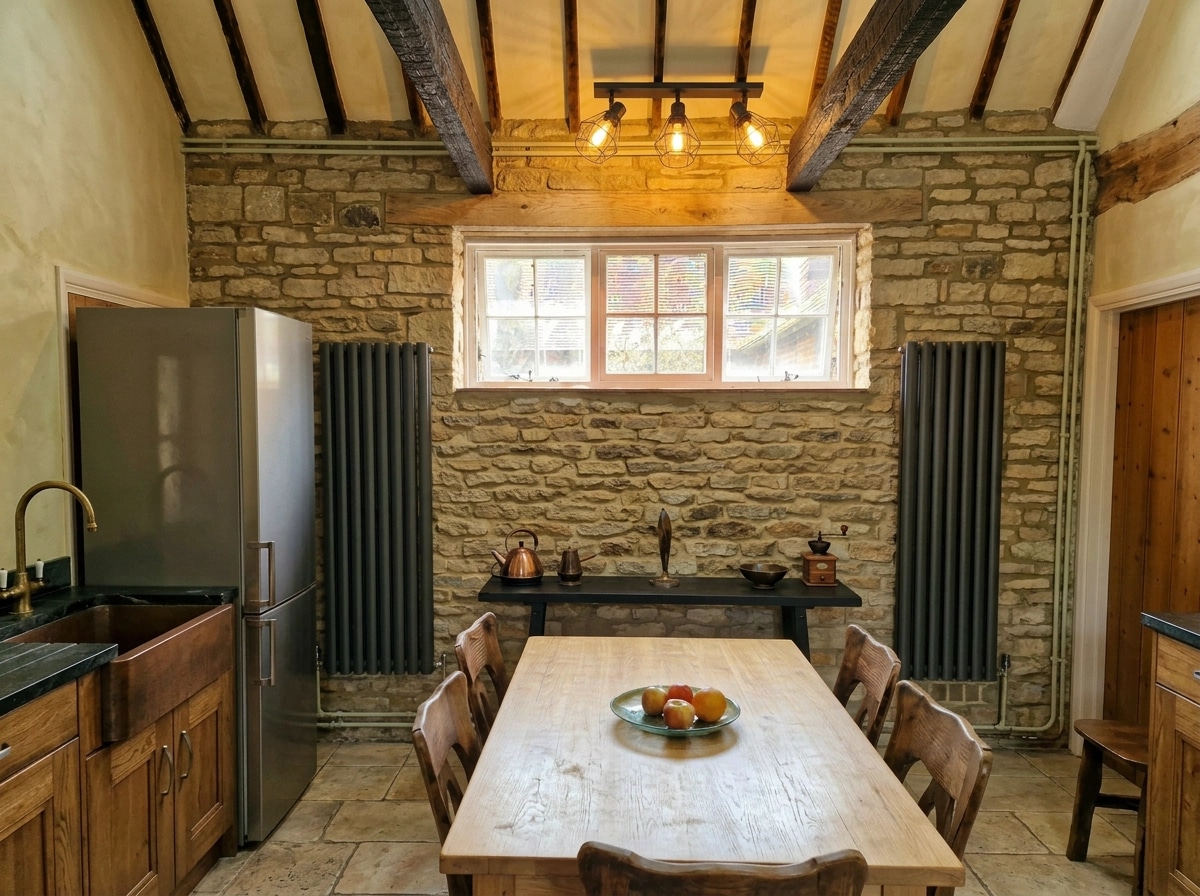 Interior design in Rustic style — Kitchen by GenRoom AI