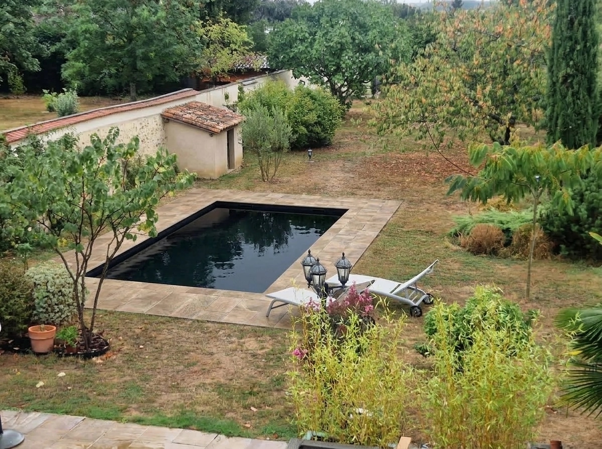 Yard design in no_style style — photo by GenRoom AI