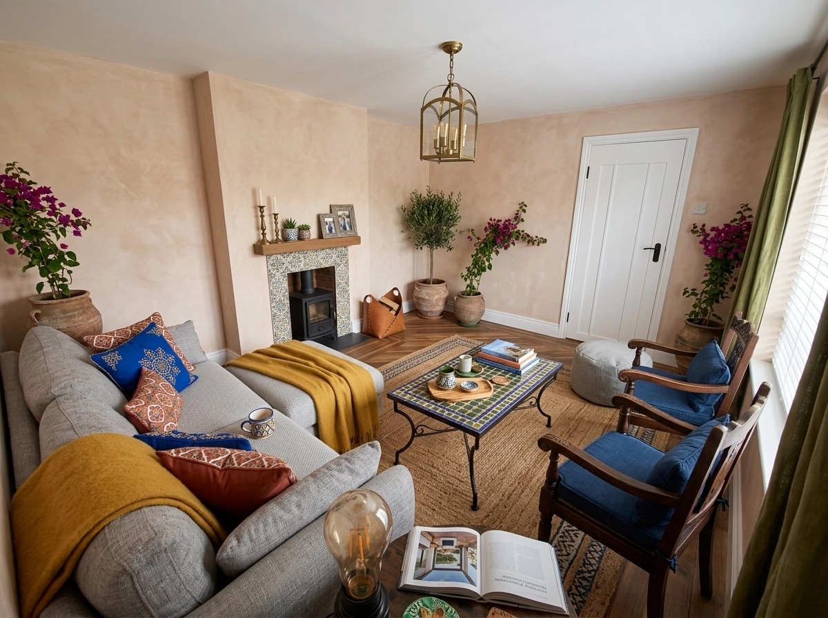 Interior design in Mediterranean style — Living Room by GenRoom AI