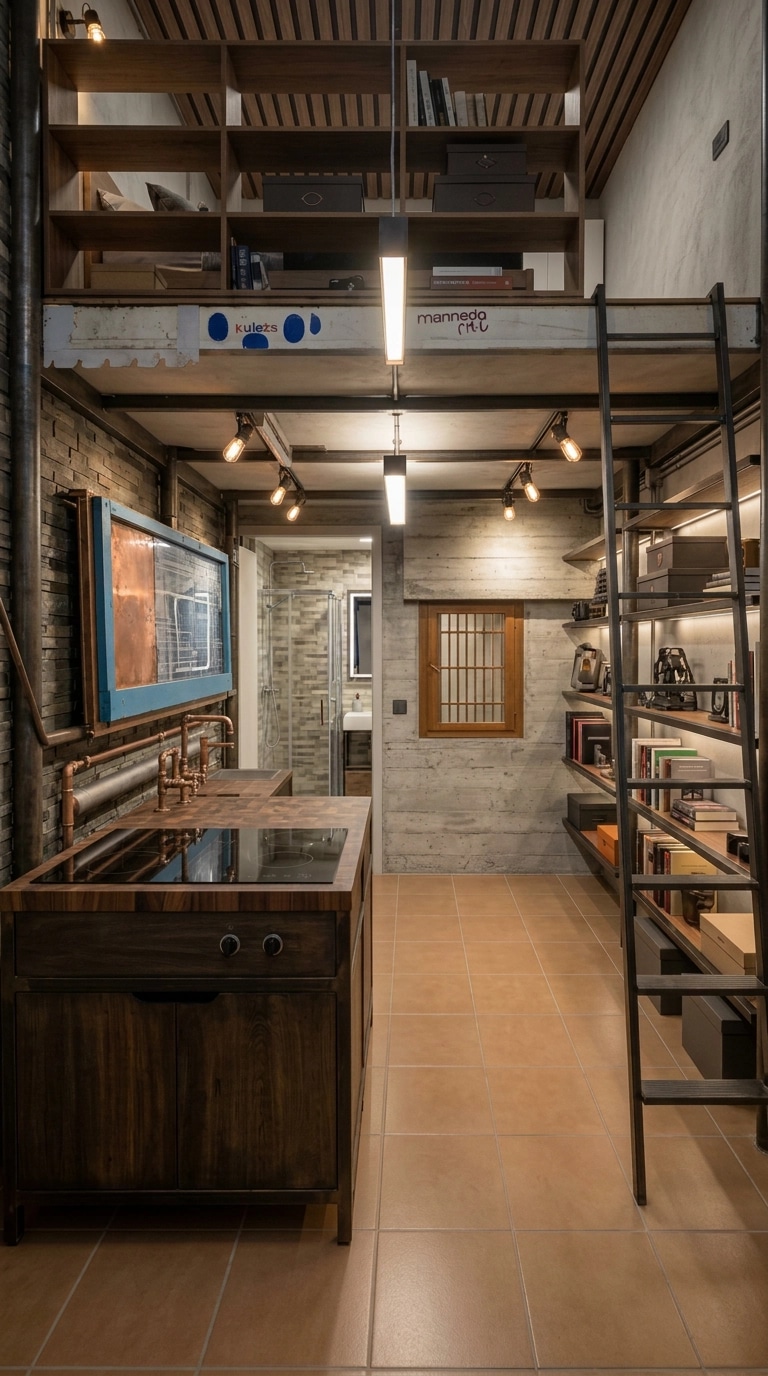 Interior design in Loft / Industrial style — other by GenRoom AI