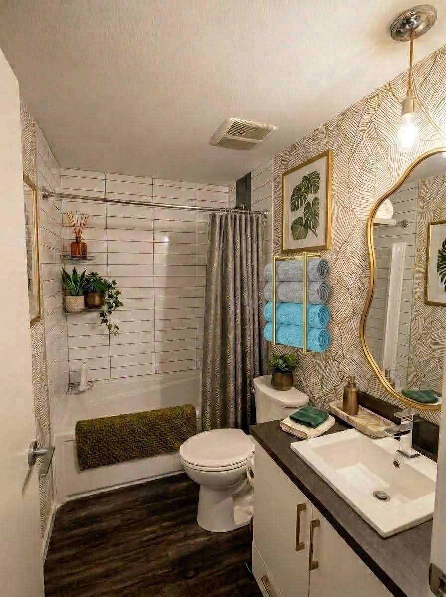 Bathroom interior in no_style style — photo by GenRoom AI