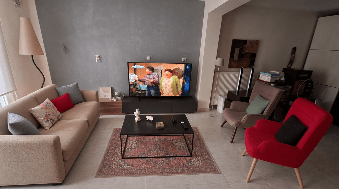 Minimalism Living Room design — interior photo by GenRoom AI