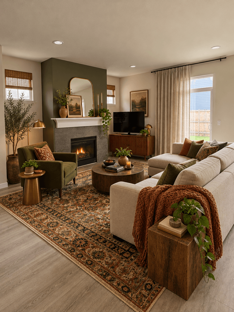 Design de interiores em estilo Eclectic — Sala de Estar por GenRoom AI