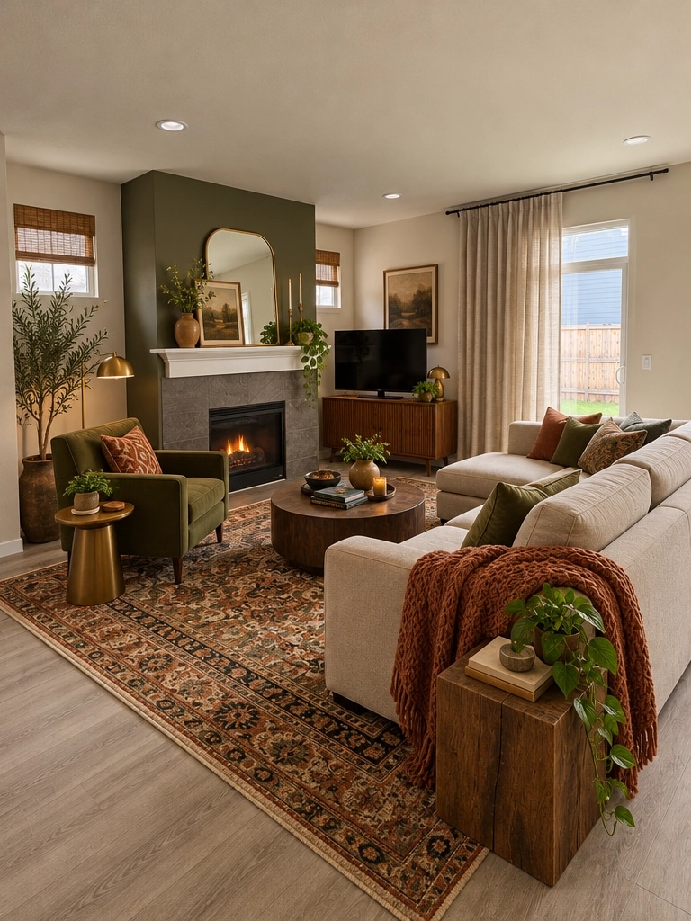 Interior design in Eclectic style — Living Room by GenRoom AI