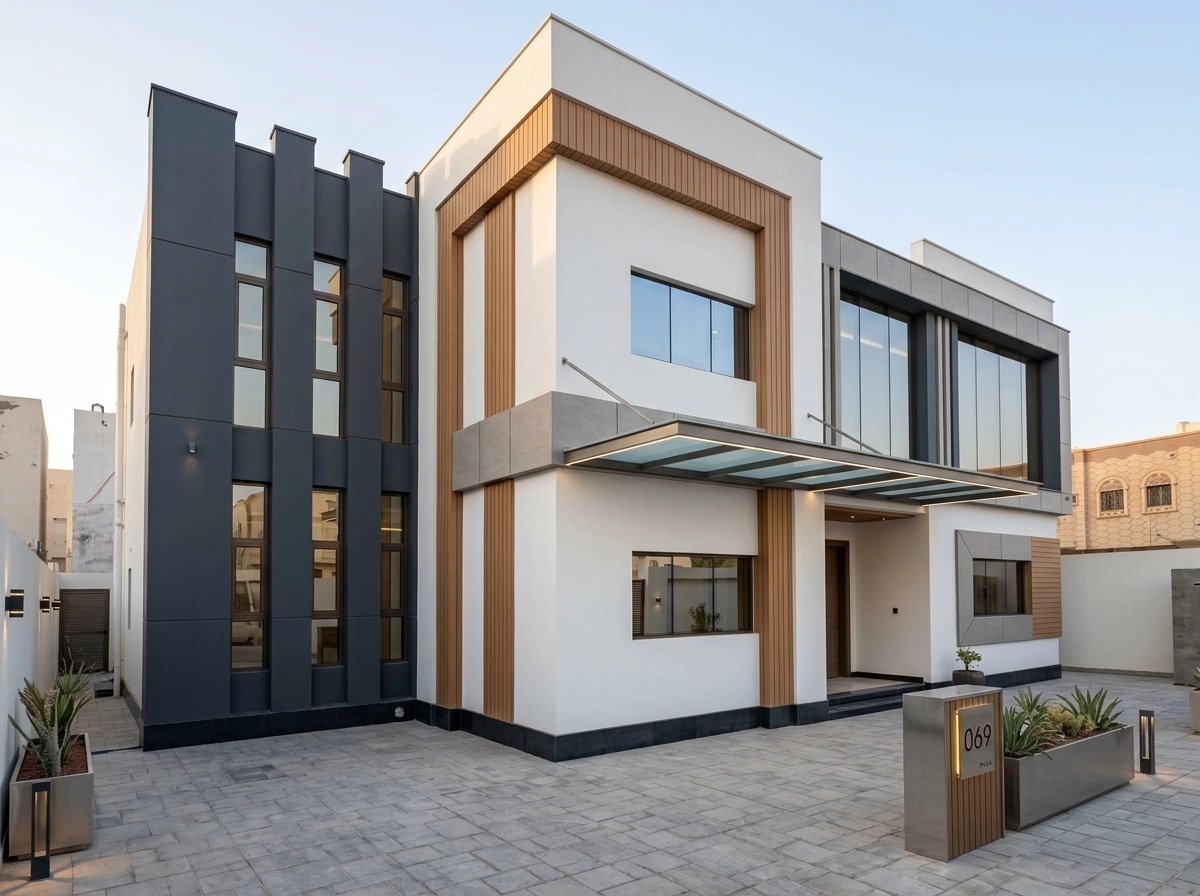 Contemporary Facade Facade design — facade photo by GenRoom AI