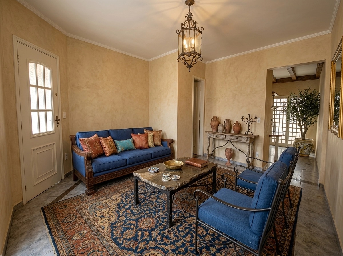 Interior design in Mediterranean style — Living Room by GenRoom AI