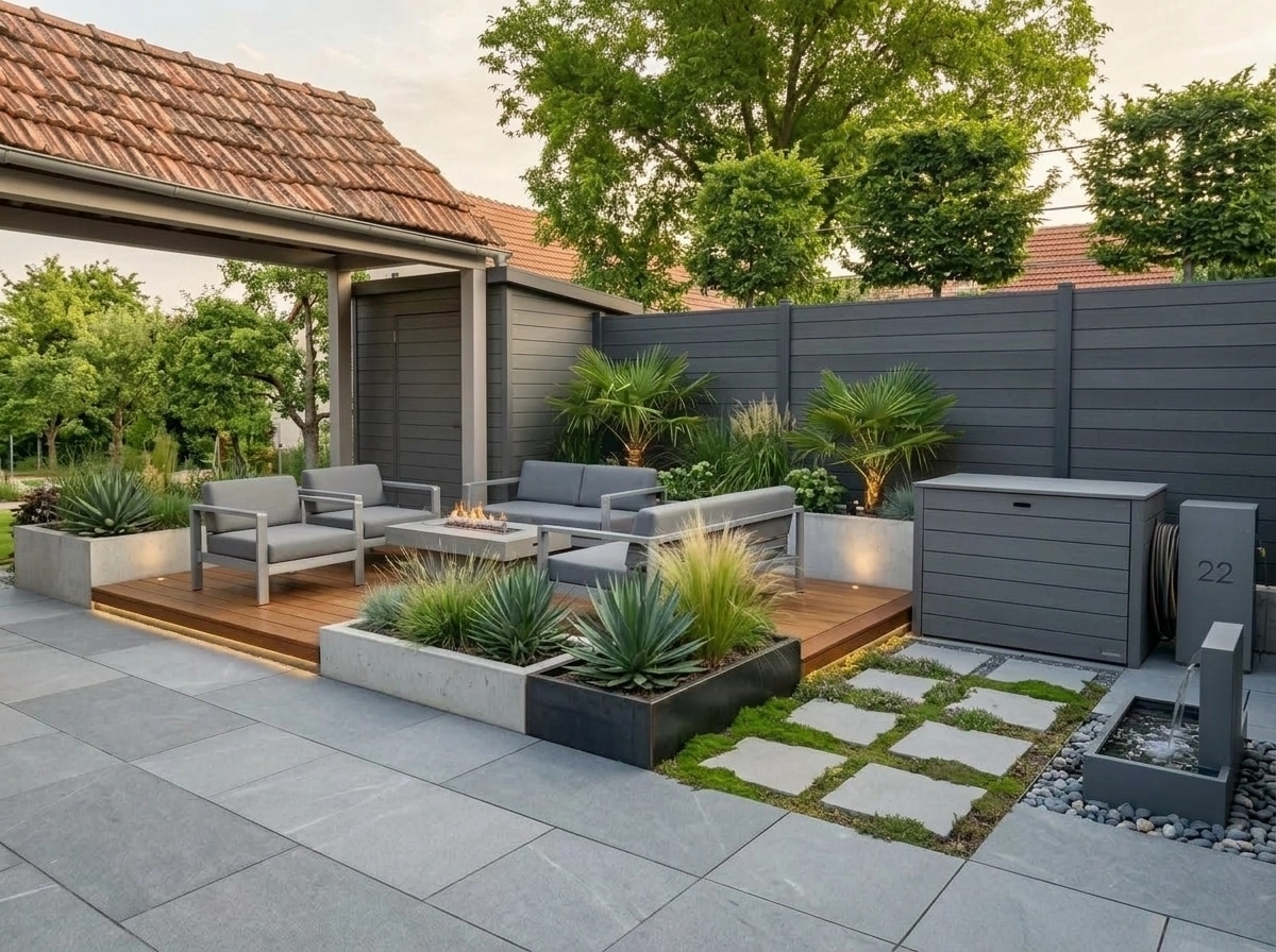 Contemporary Yard Yard design — yard photo by GenRoom AI