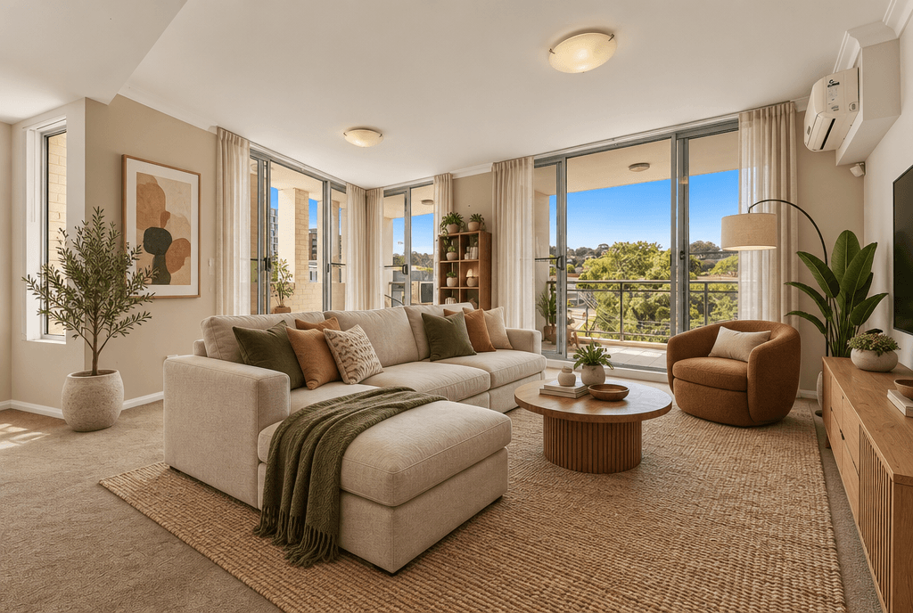 Interior design in Contemporary style — Living Room by GenRoom AI