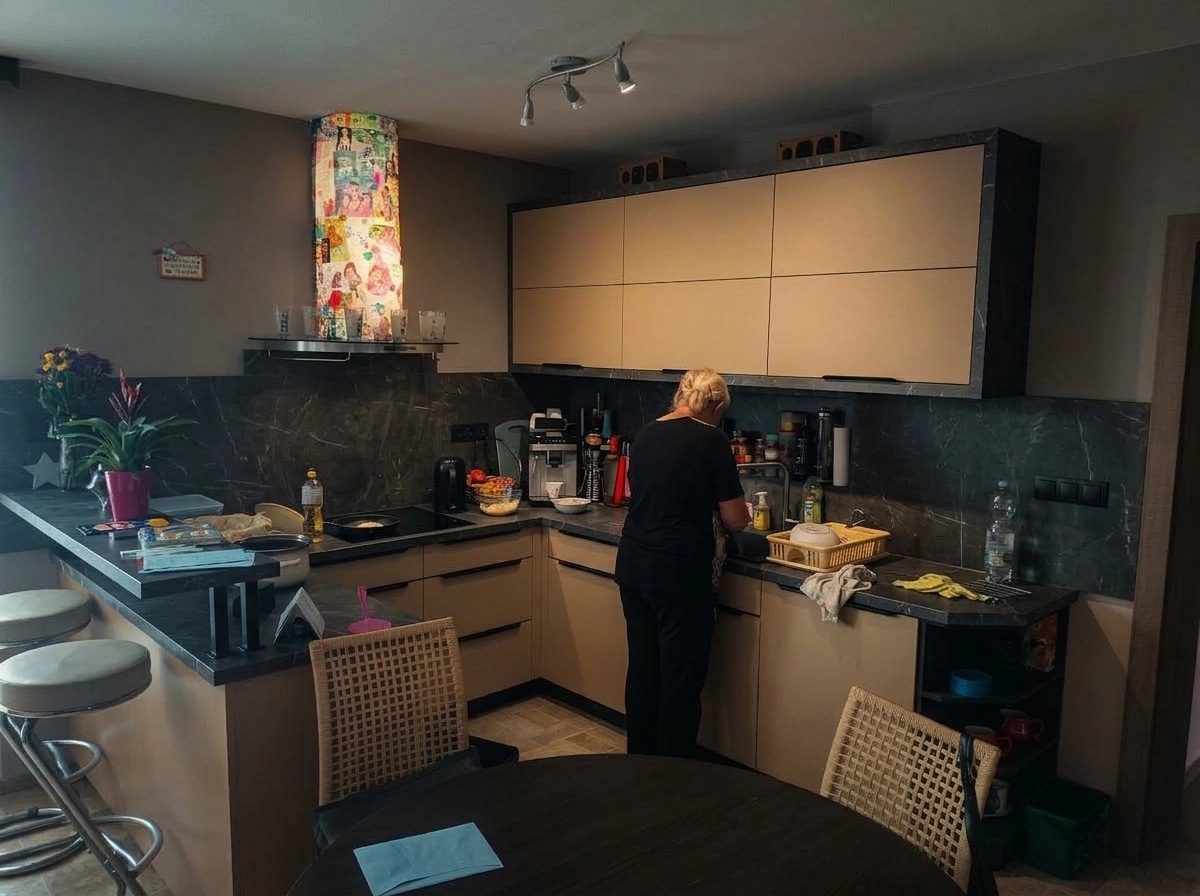 Kitchen interior in no_style style — photo by GenRoom AI