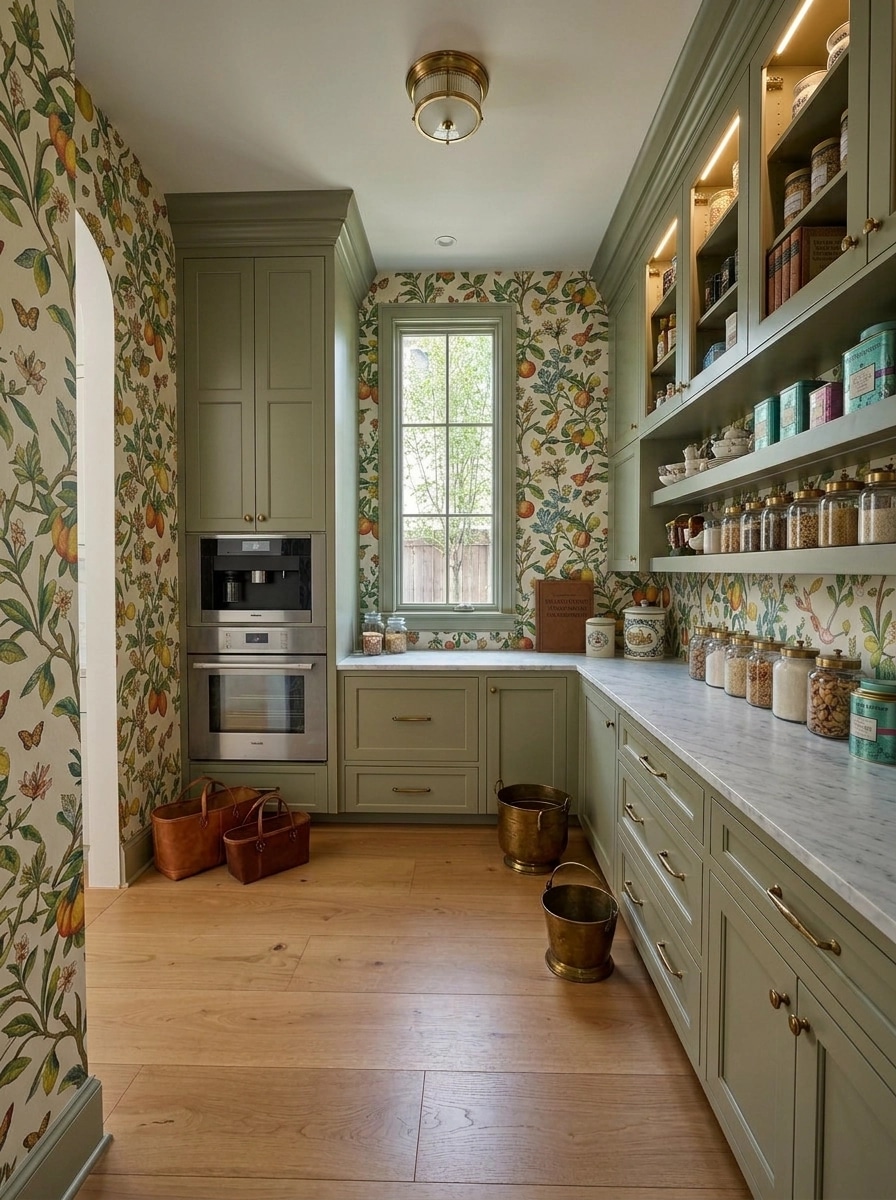 Design de interiores em estilo British — pantry por GenRoom AI
