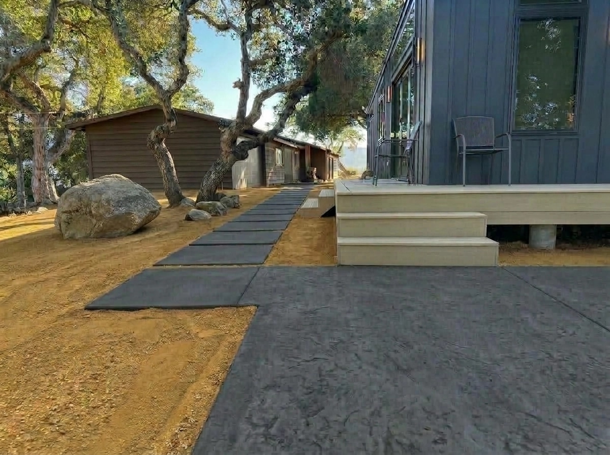 Yard design in no_style style — photo by GenRoom AI