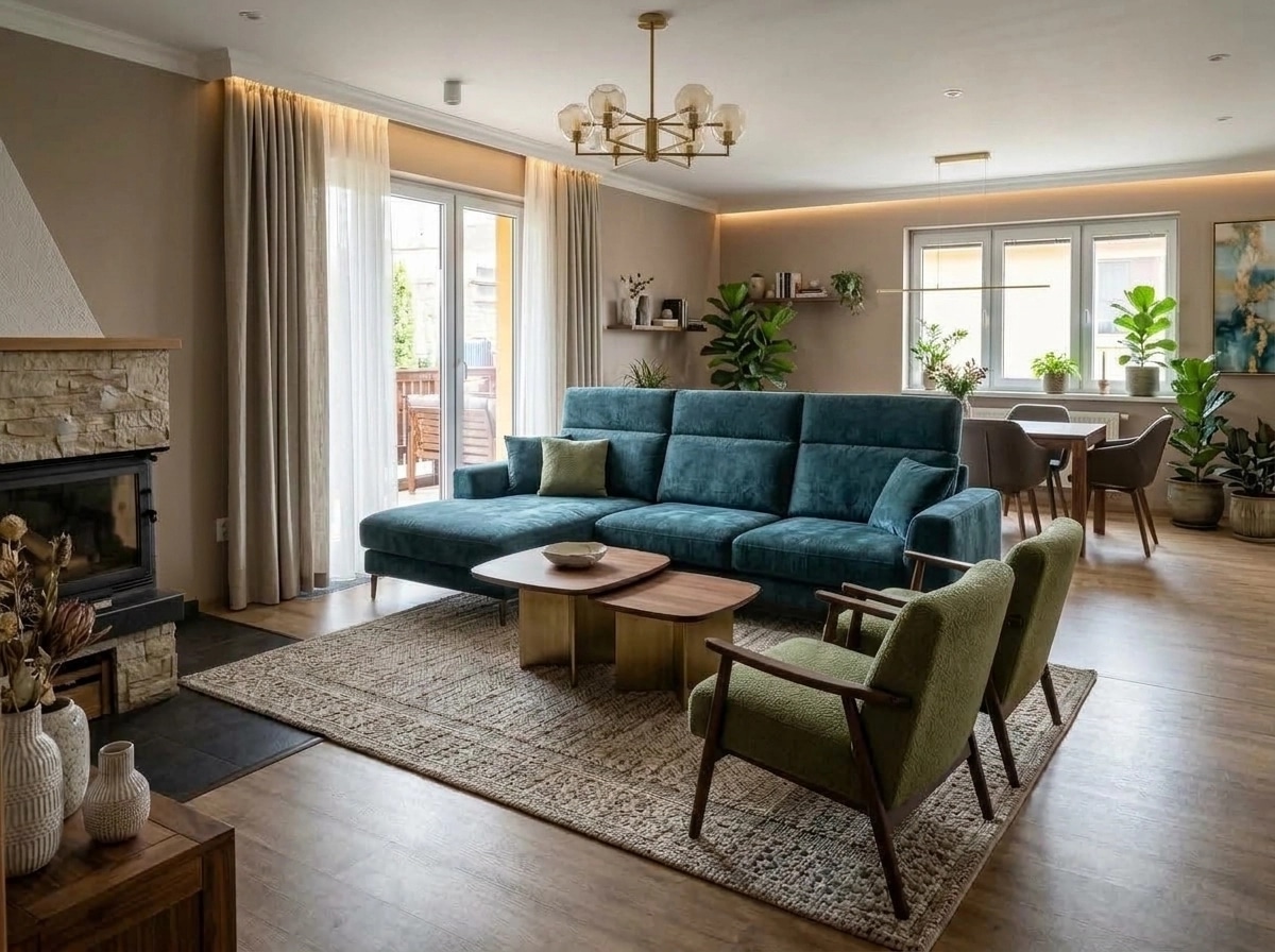 Interior design in Contemporary style — Living Room by GenRoom AI