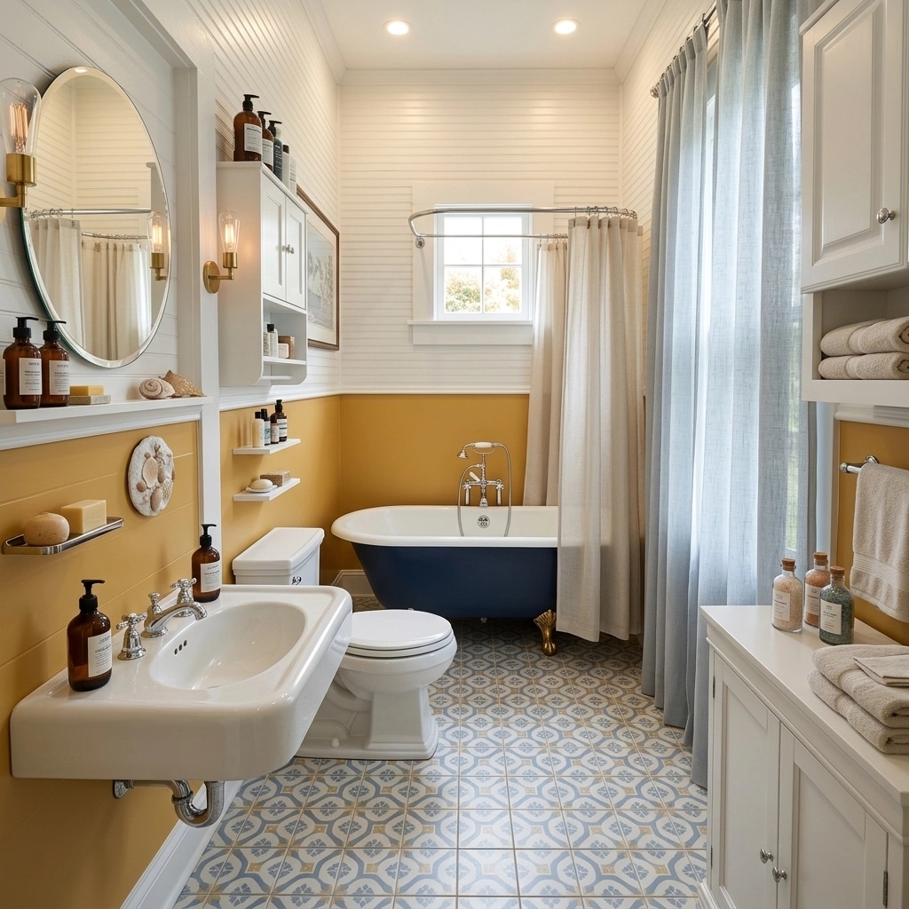 Bathroom interior in no_style style — photo by GenRoom AI