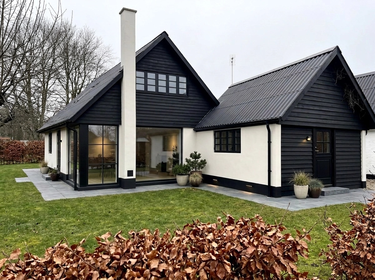 Scandinavian Facade Facade design — facade photo by GenRoom AI