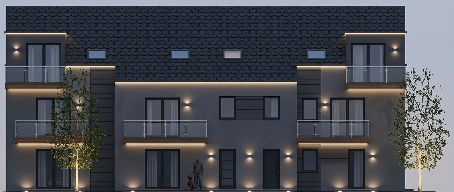 Contemporary Facade Facade design — facade photo by GenRoom AI