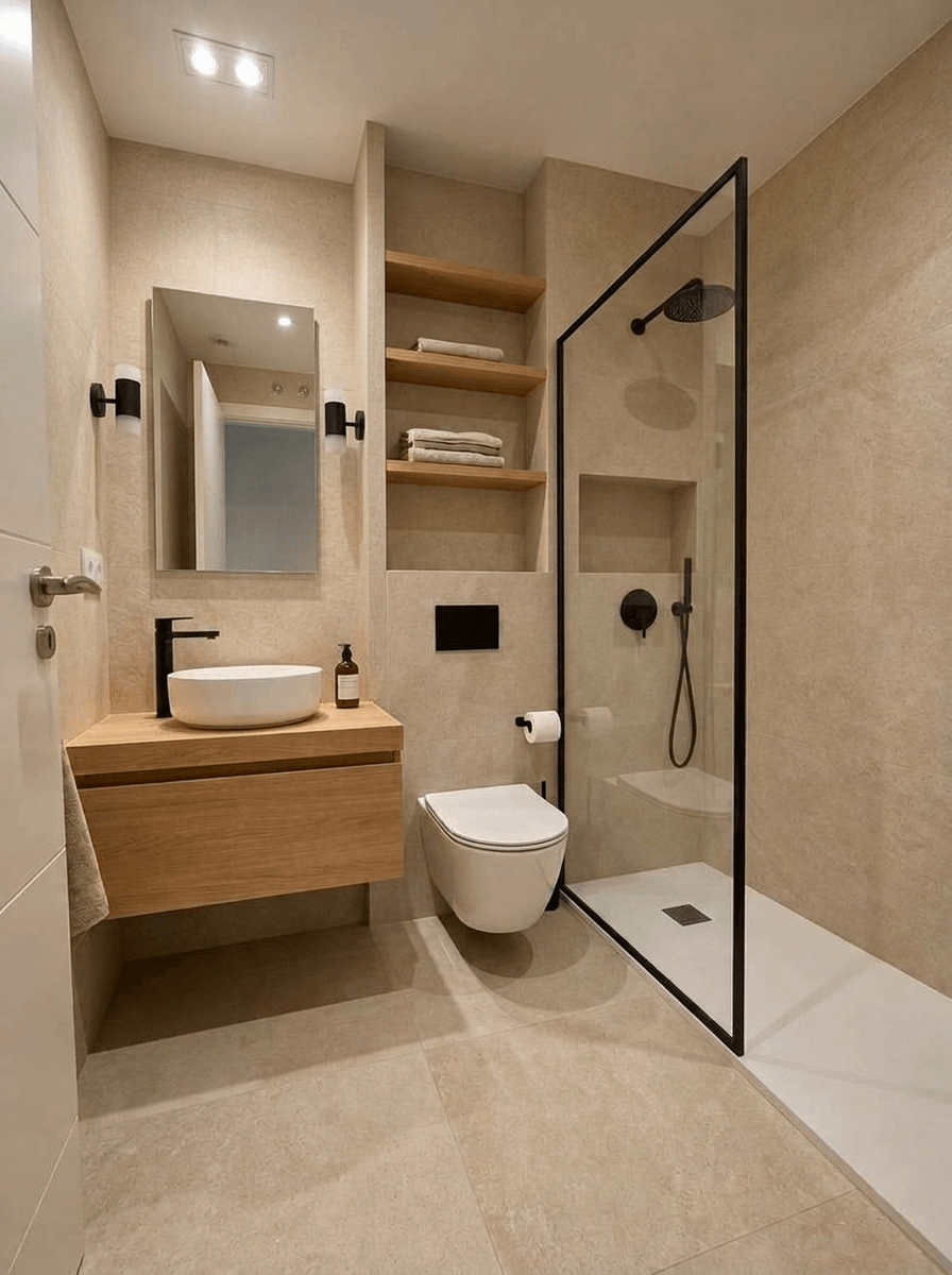 Bathroom interior in no_style style — photo by GenRoom AI