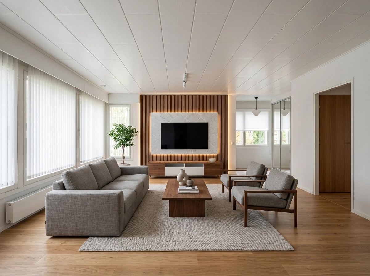 Interior design in Minimalism style — Living Room by GenRoom AI