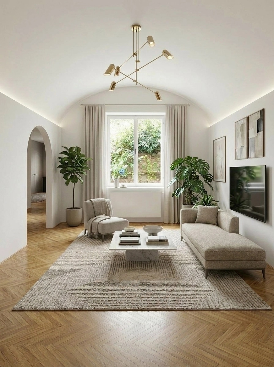 Interior design in Contemporary style — Living Room by GenRoom AI