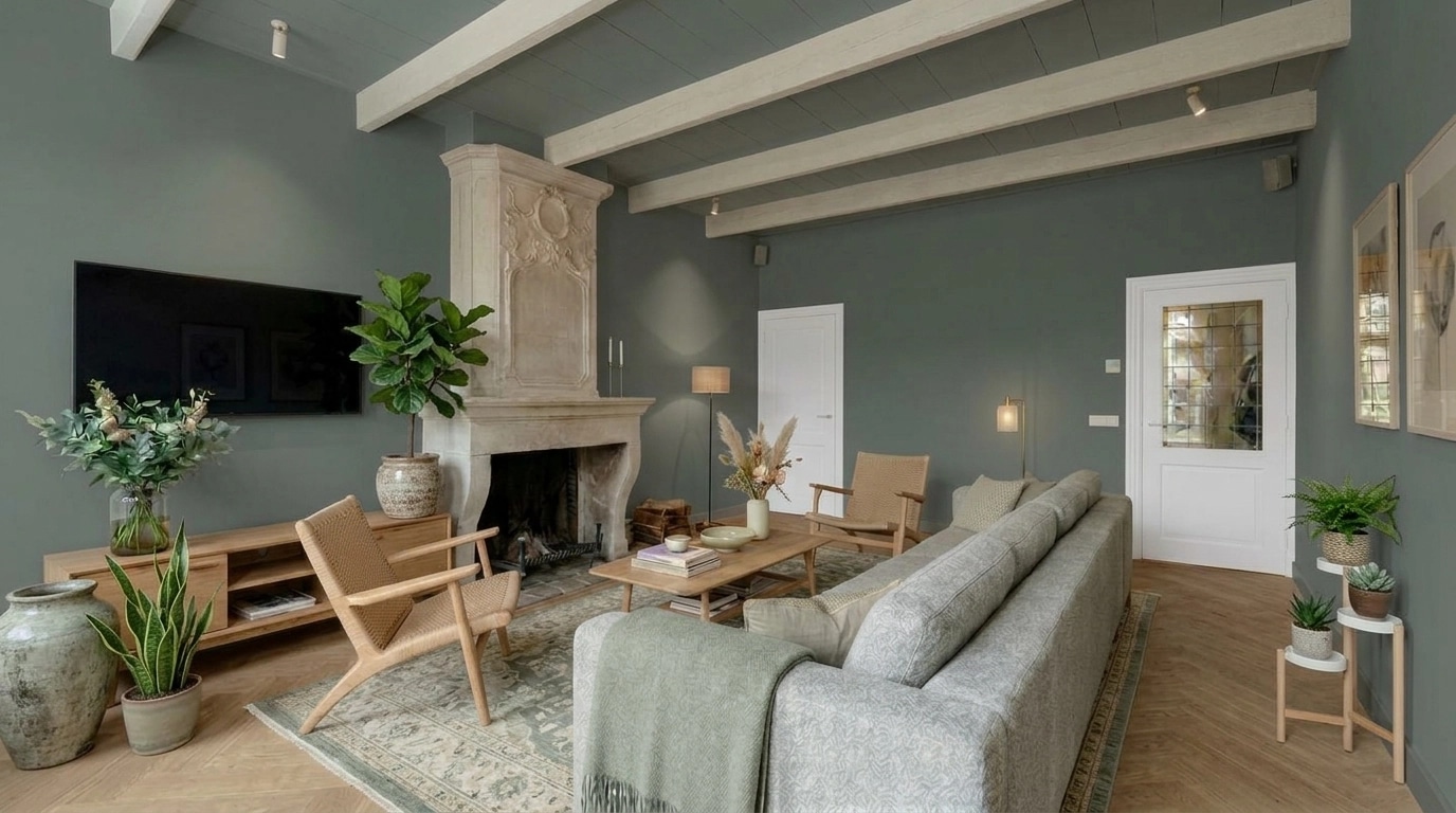 Scandinavian Living Room design — interior photo by GenRoom AI