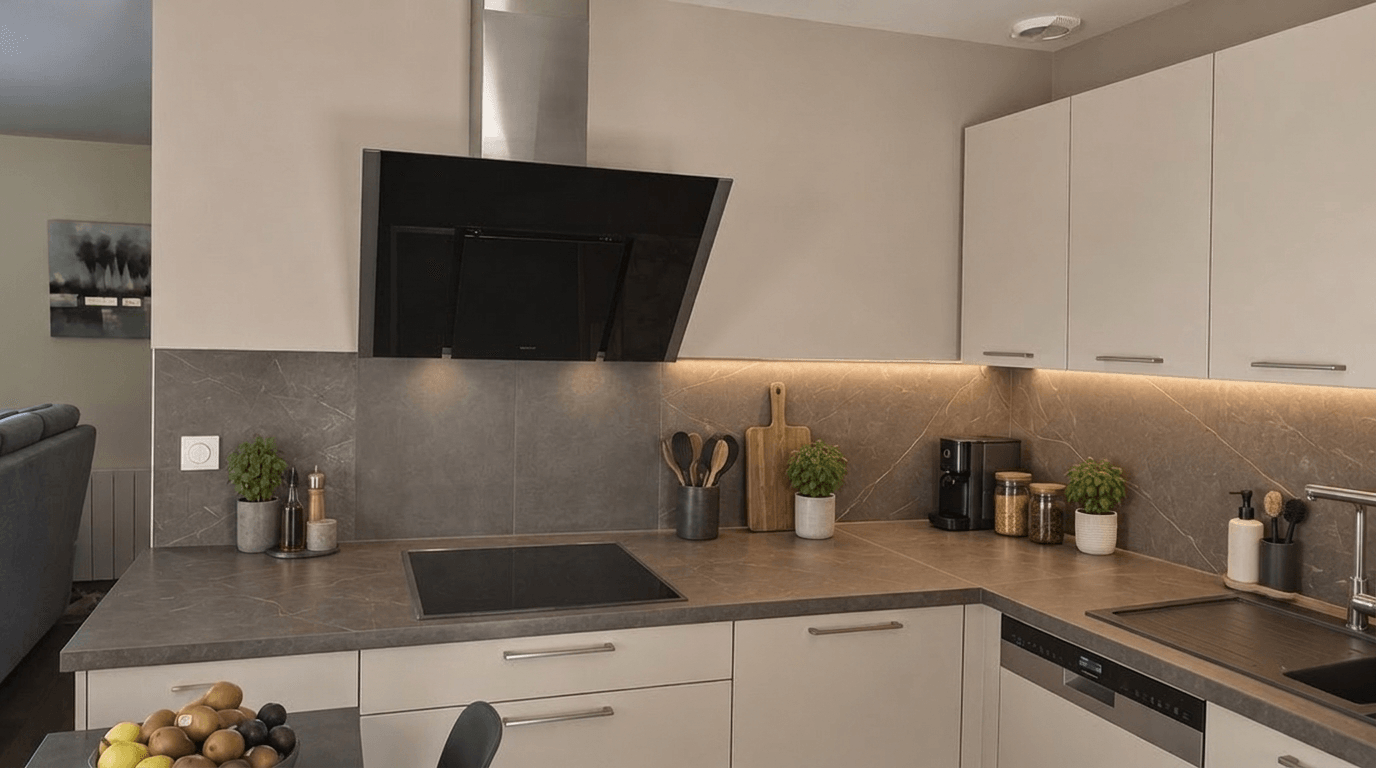 Interior design in Contemporary style — Kitchen by GenRoom AI