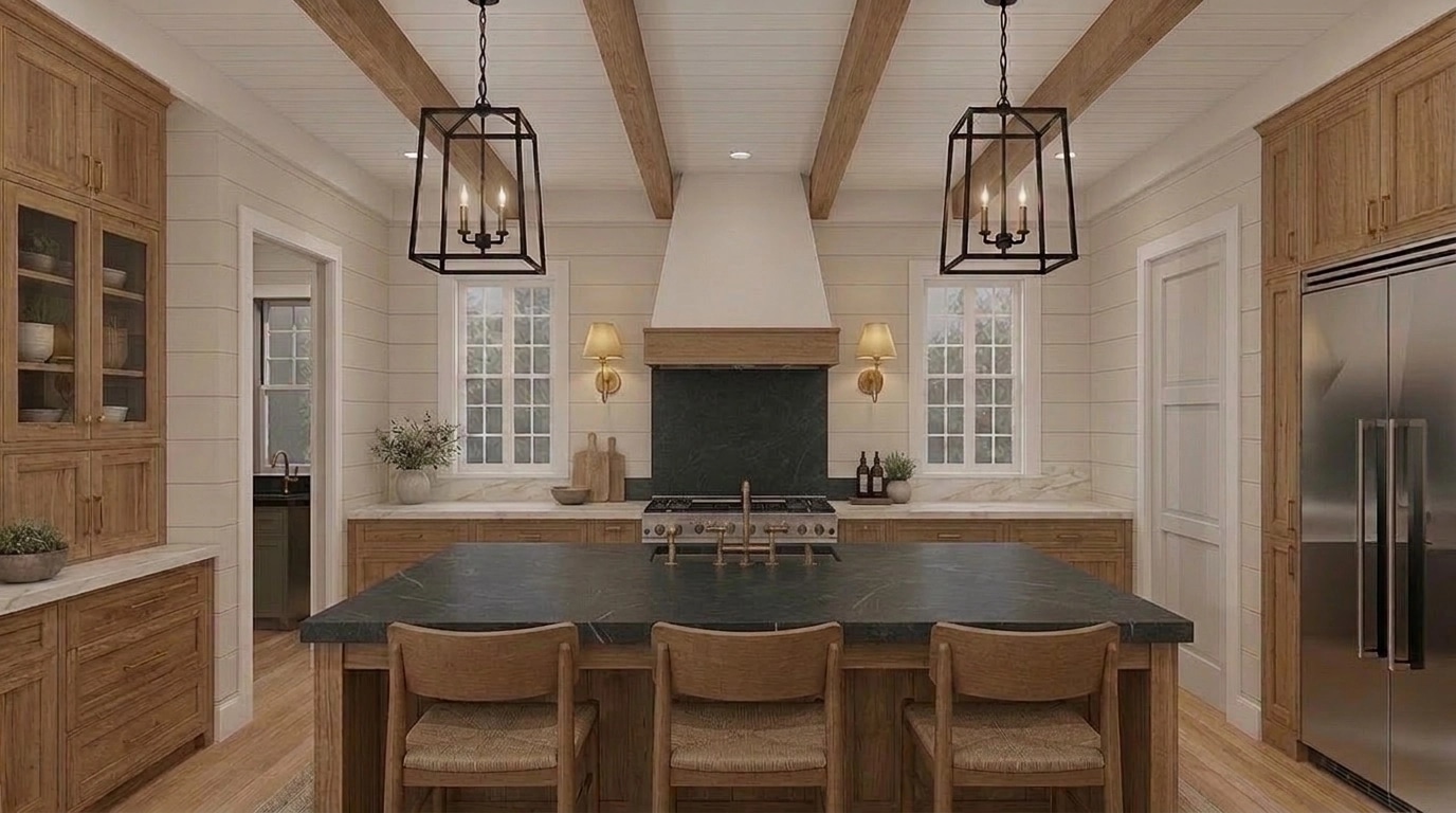Kitchen interior in no_style style — photo by GenRoom AI