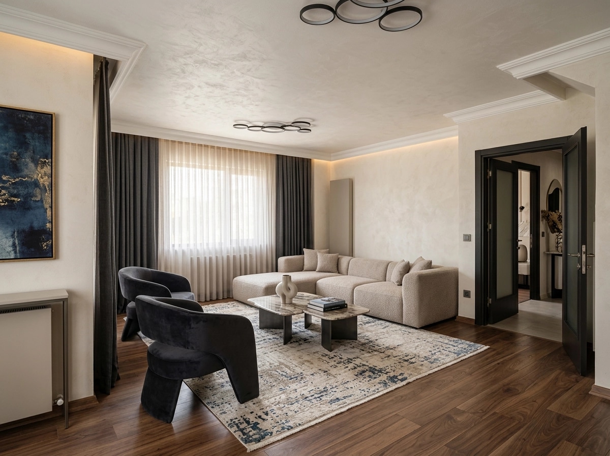 Interior design in Contemporary style — Living Room by GenRoom AI