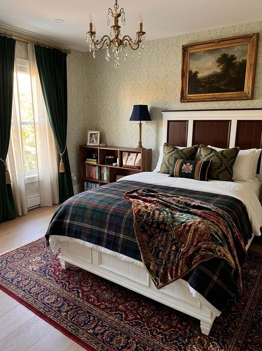 British Bedroom design — interior photo by GenRoom AI
