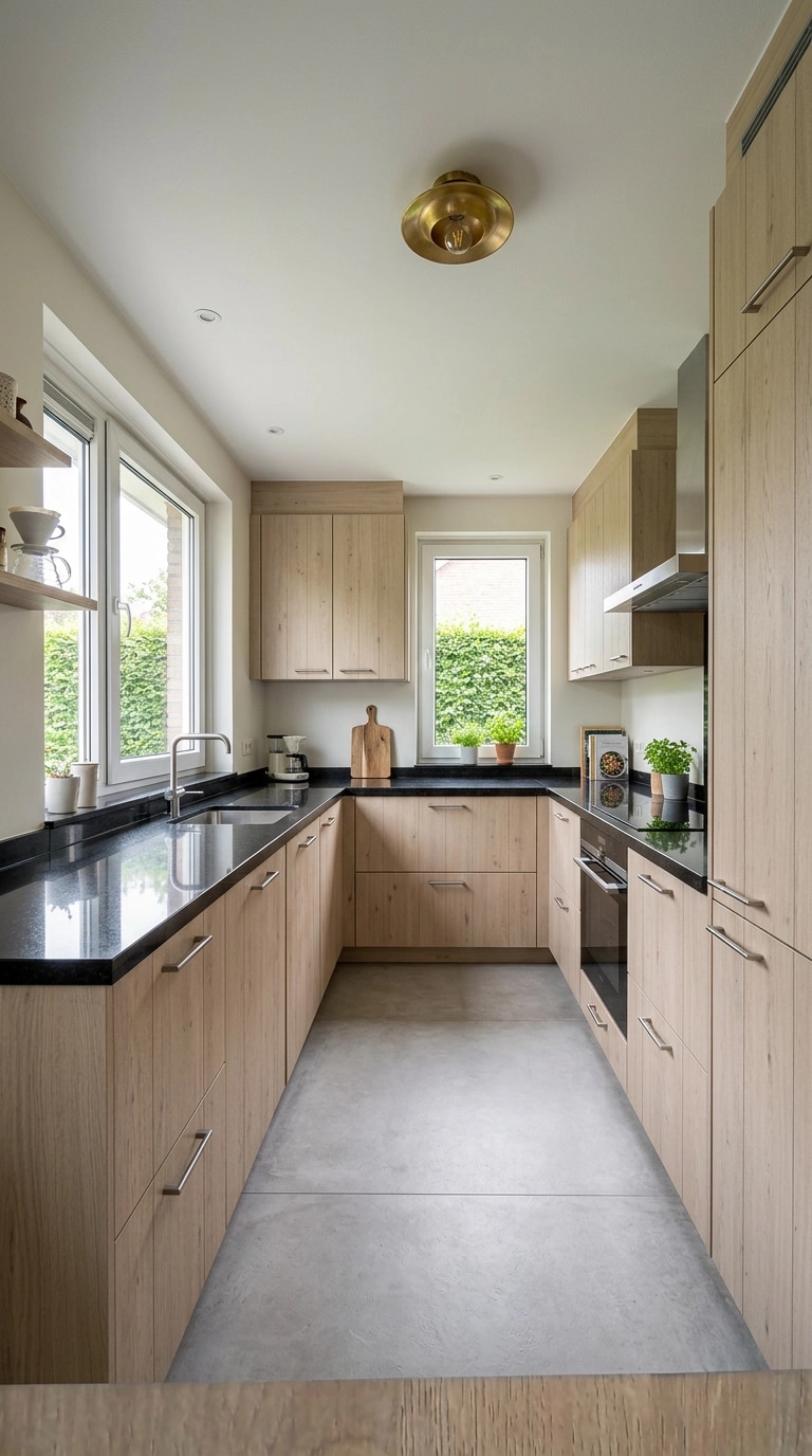Kitchen interior in Scandinavian style — photo by GenRoom AI