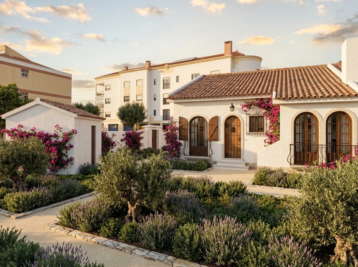 Mediterranean Facade Facade design — facade photo by GenRoom AI