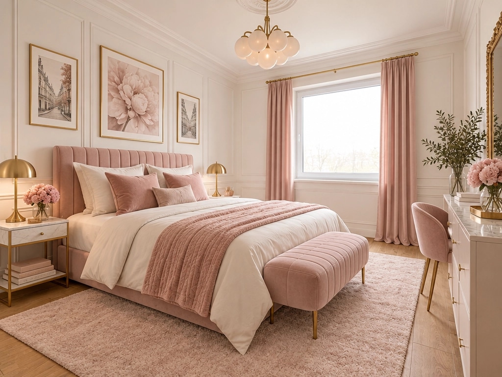 Interior design in French Parisian style — Bedroom by GenRoom AI