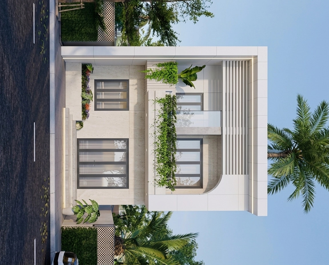 Minimalist Facade Facade design — facade photo by GenRoom AI
