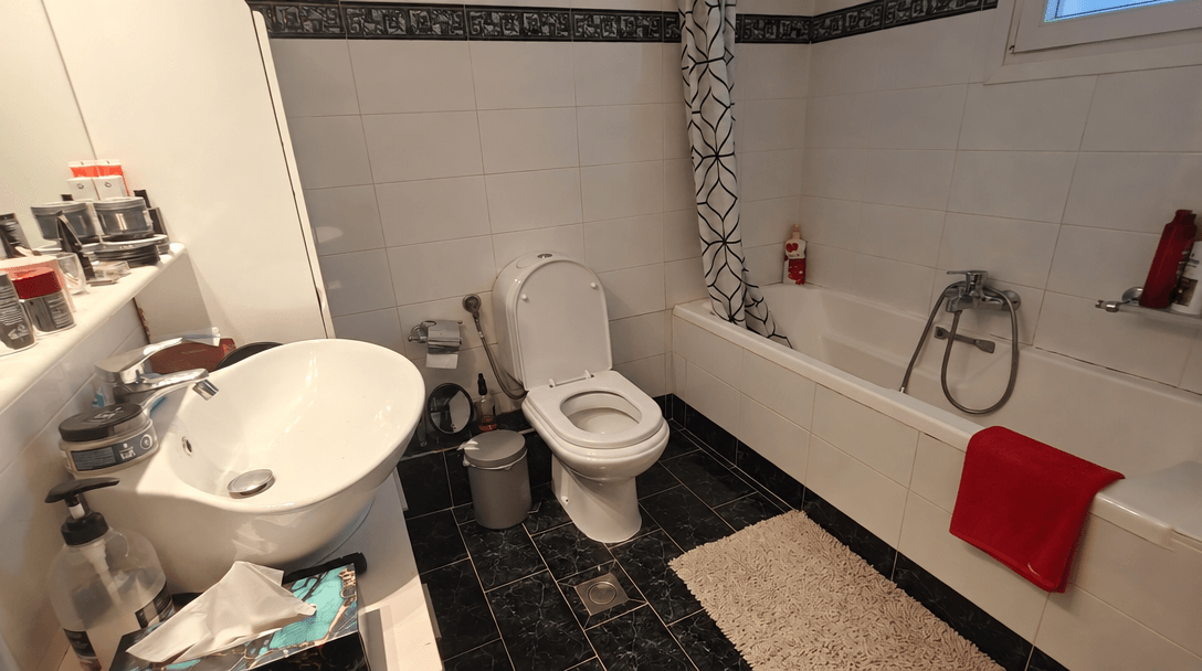 Contemporary Bathroom design — interior photo by GenRoom AI