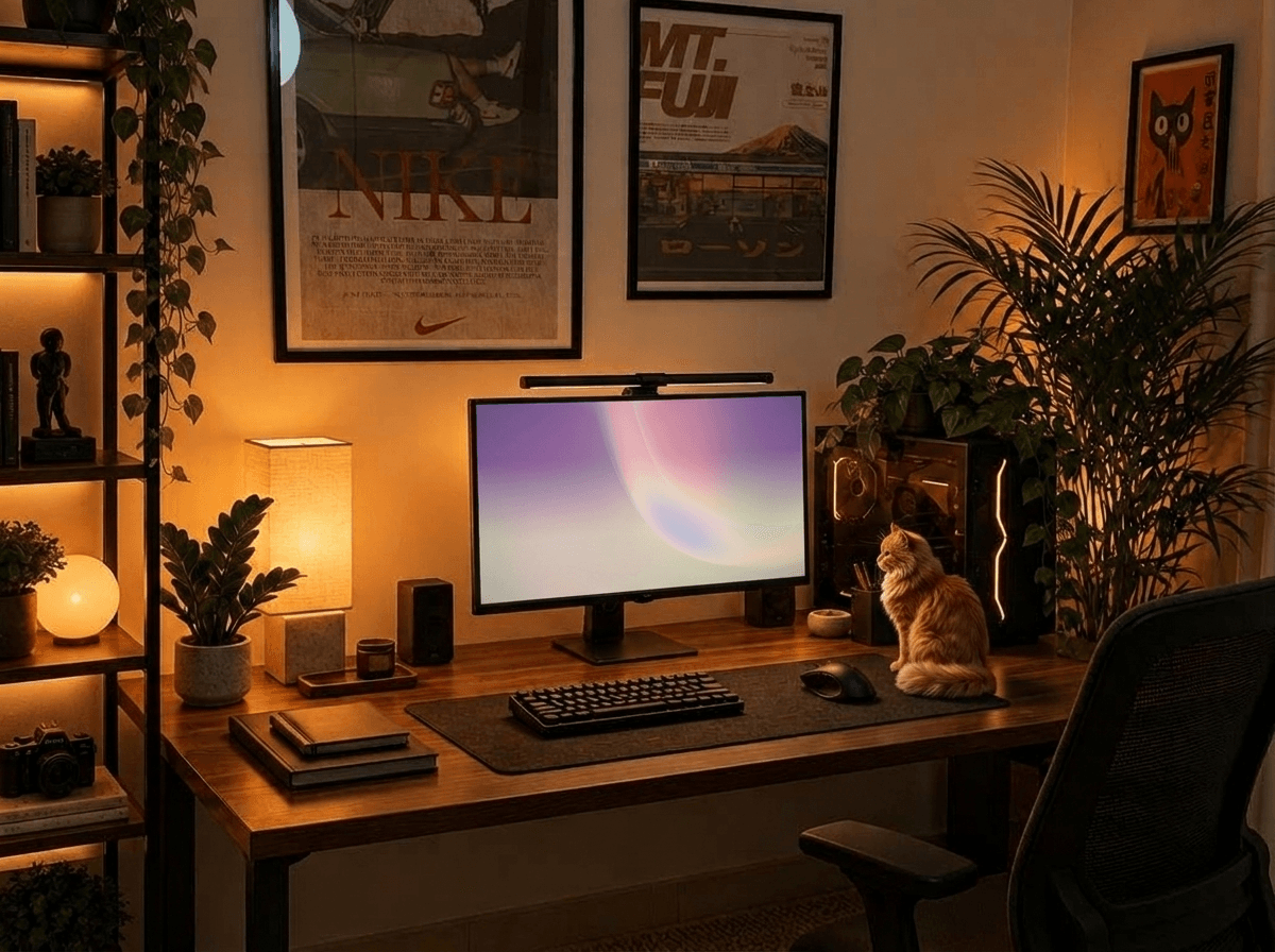 Office interior in no_style style — photo by GenRoom AI
