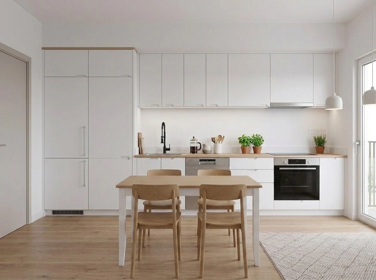 Scandinavian Kitchen design — interior photo by GenRoom AI