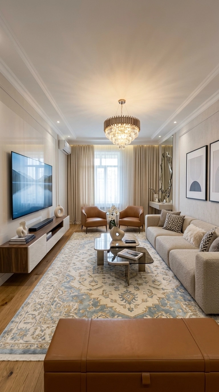 Interior design in Contemporary style — Living Room by GenRoom AI