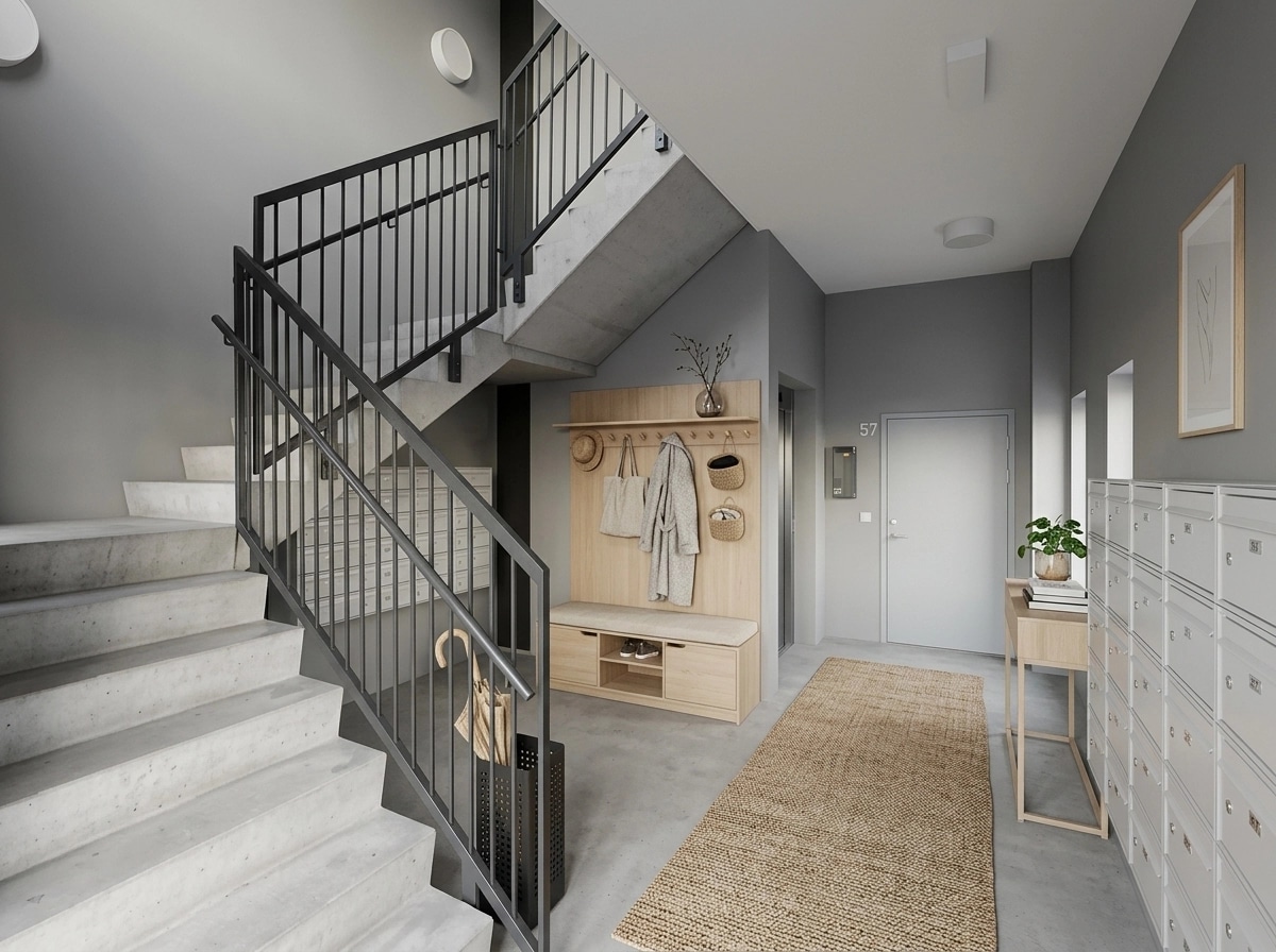 İç mekân tasarımı Scandinavian stili — Antre GenRoom AI