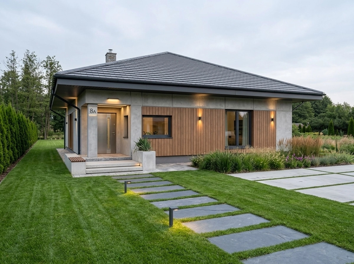 Contemporary Facade Fasad design — facade photo by GenRoom AI