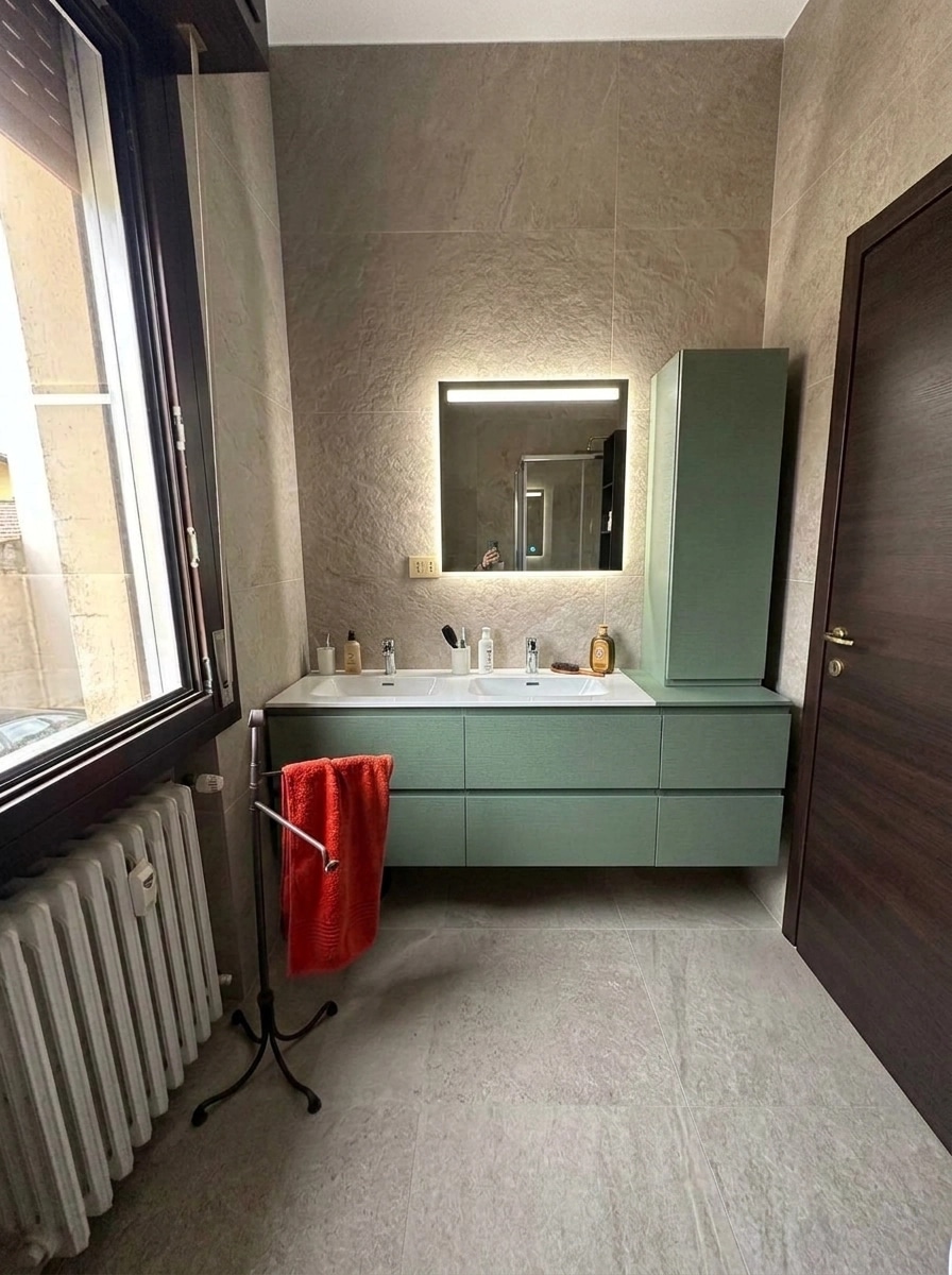 Bathroom interior in no_style style — photo by GenRoom AI
