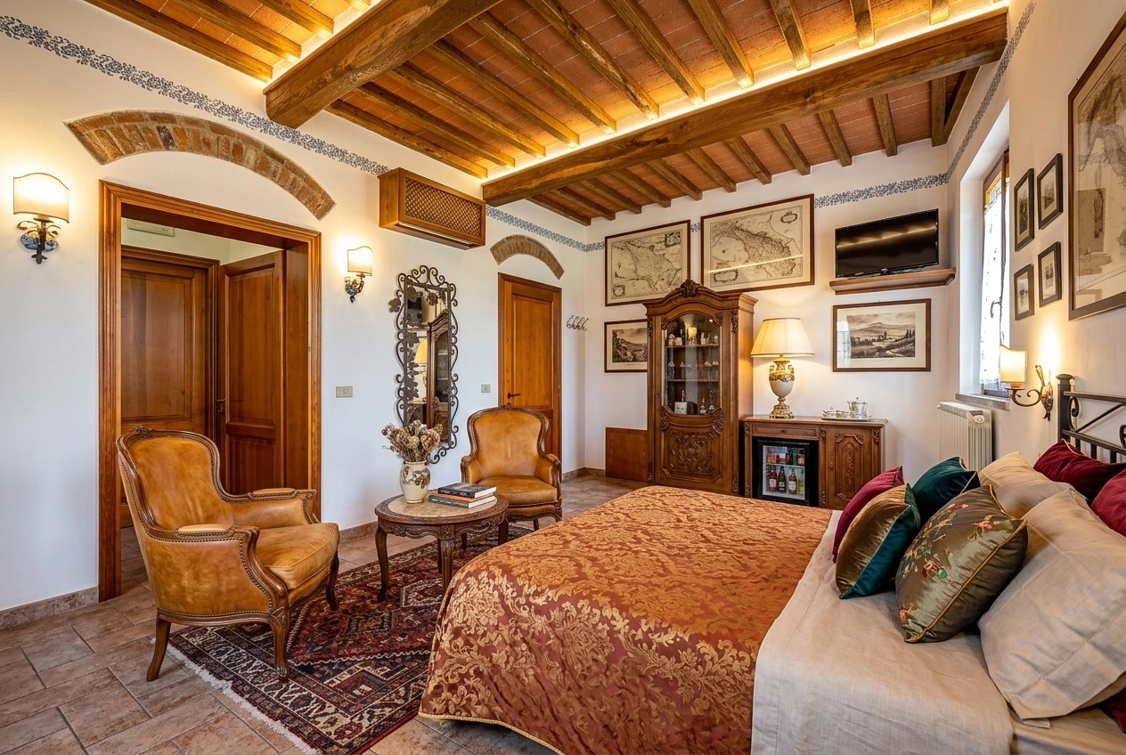 Interior design in Tuscan style — Living Room by GenRoom AI