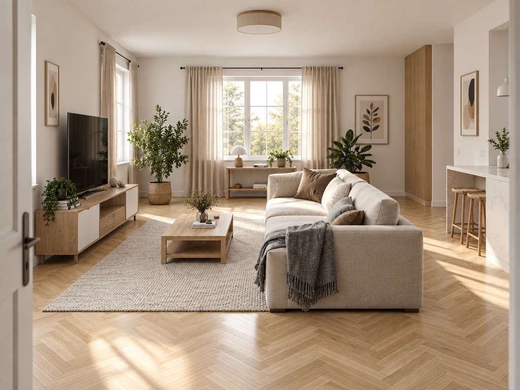 Scandinavian Living Room design — interior photo by GenRoom AI