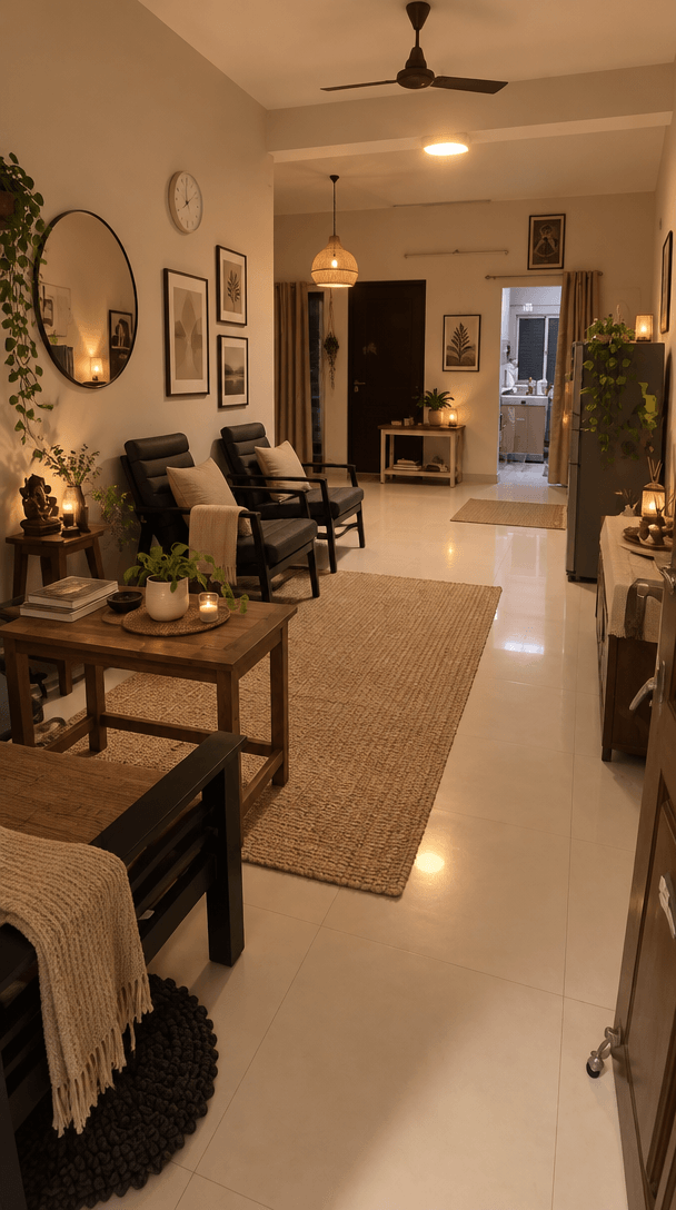 Interior design in Minimalism style — Living Room by GenRoom AI