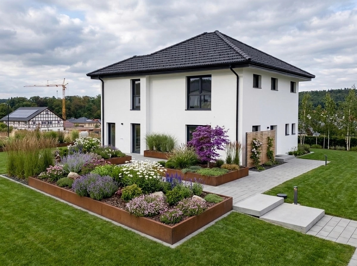 Landscape design in Minimalist Yard style — Yard by GenRoom AI