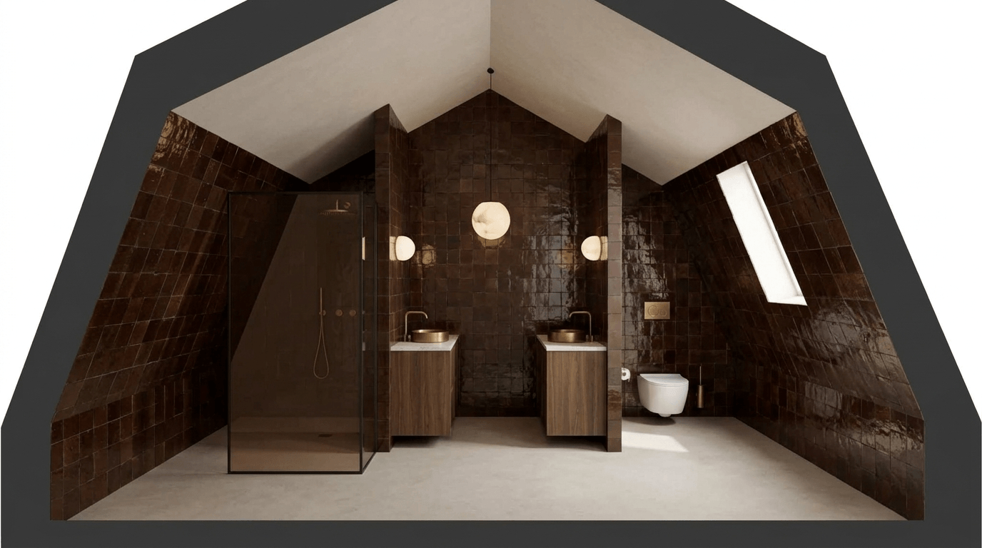 Bathroom interior in no_style style — photo by GenRoom AI
