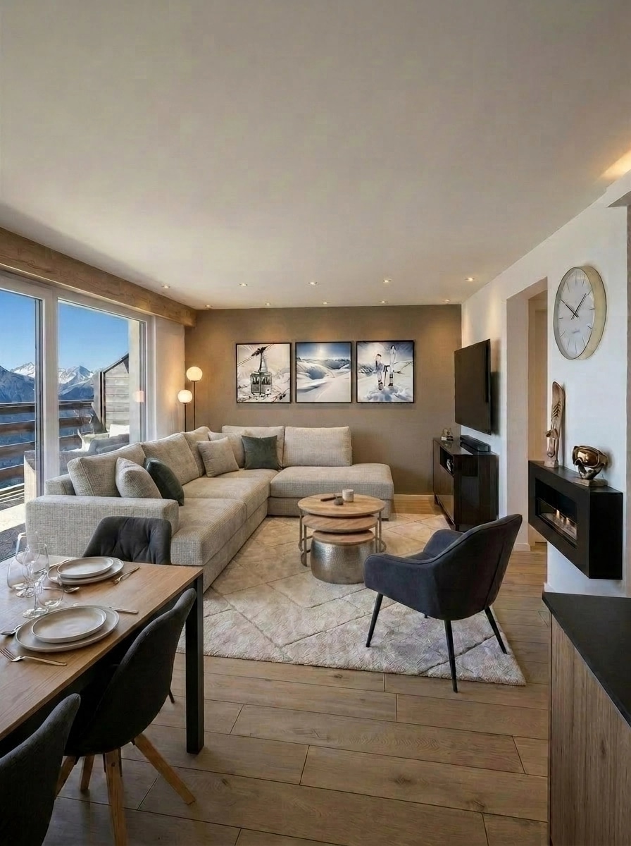 Interior design in Contemporary style — Living Room by GenRoom AI