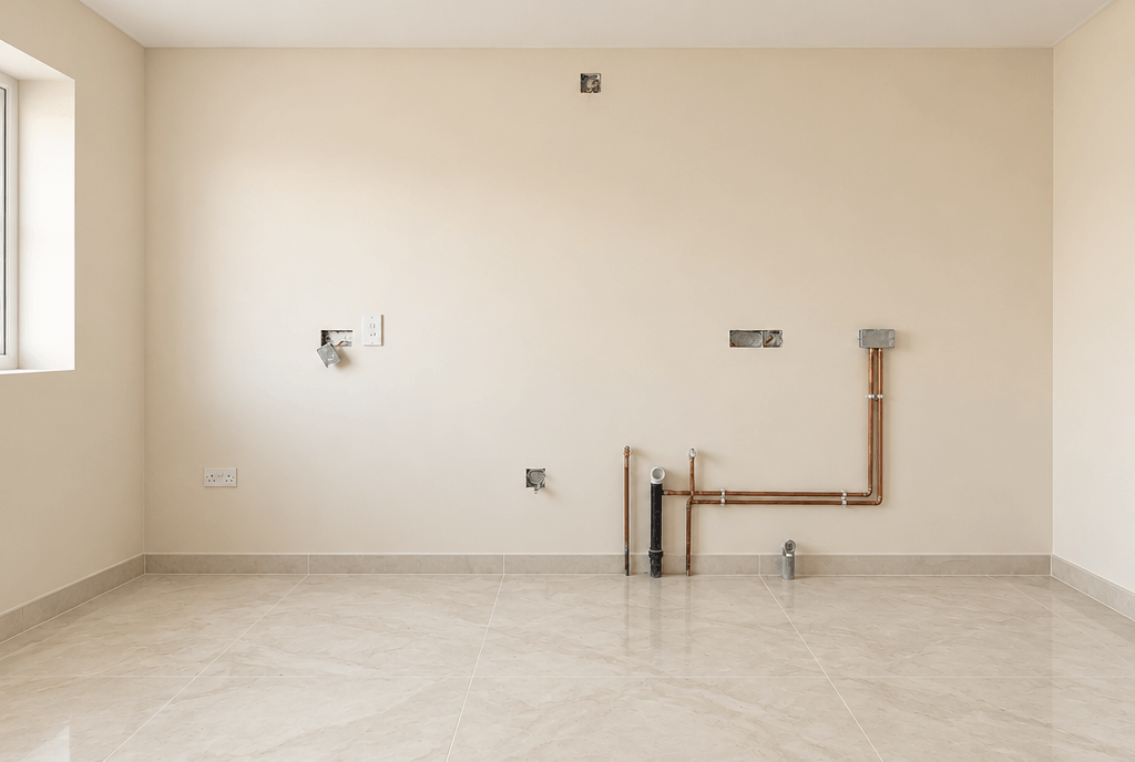 Minimalism Kitchen design — interior photo by GenRoom AI