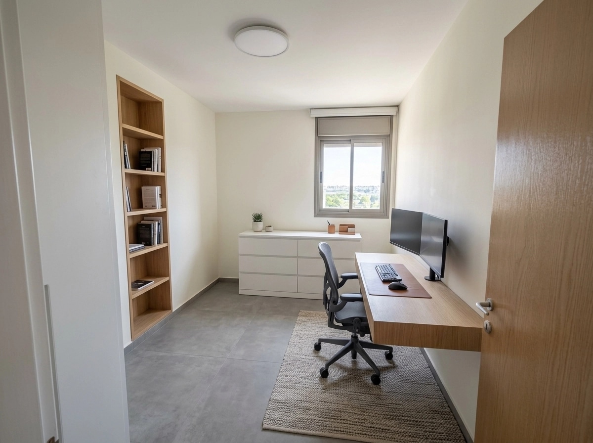 Interior design in Minimalism style — home_office by GenRoom AI