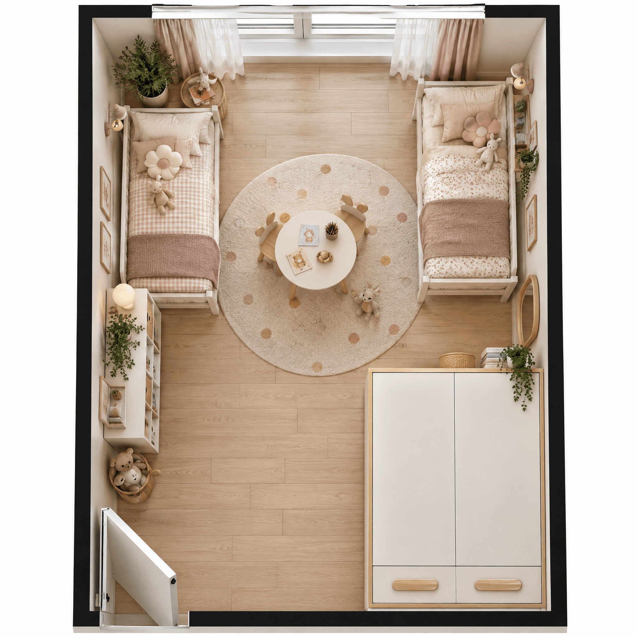 Design d'intérieur en style Scandinavian — Salon par GenRoom AI